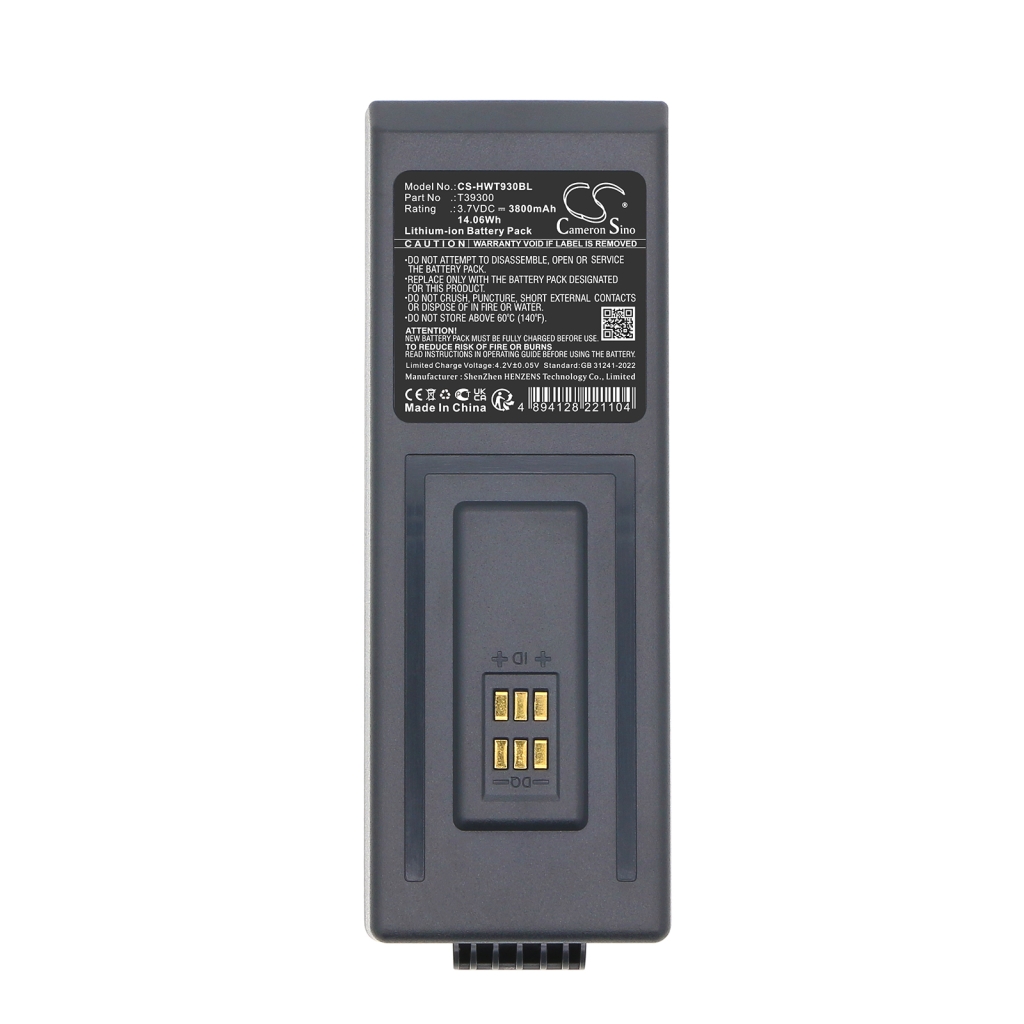 Codice a barre, batteria dello scanner Hoft & wessel CS-HWT930BL