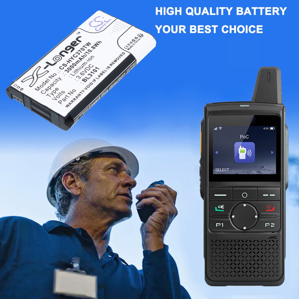 Batteria compatibile con Hytera CS-HYC370TW