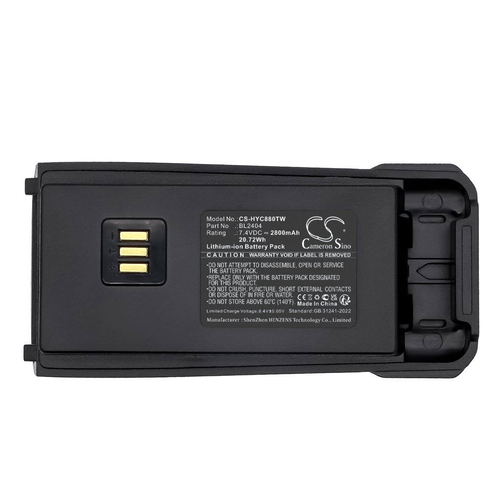 Batteria radio bidirezionale Hytera CS-HYC880TW