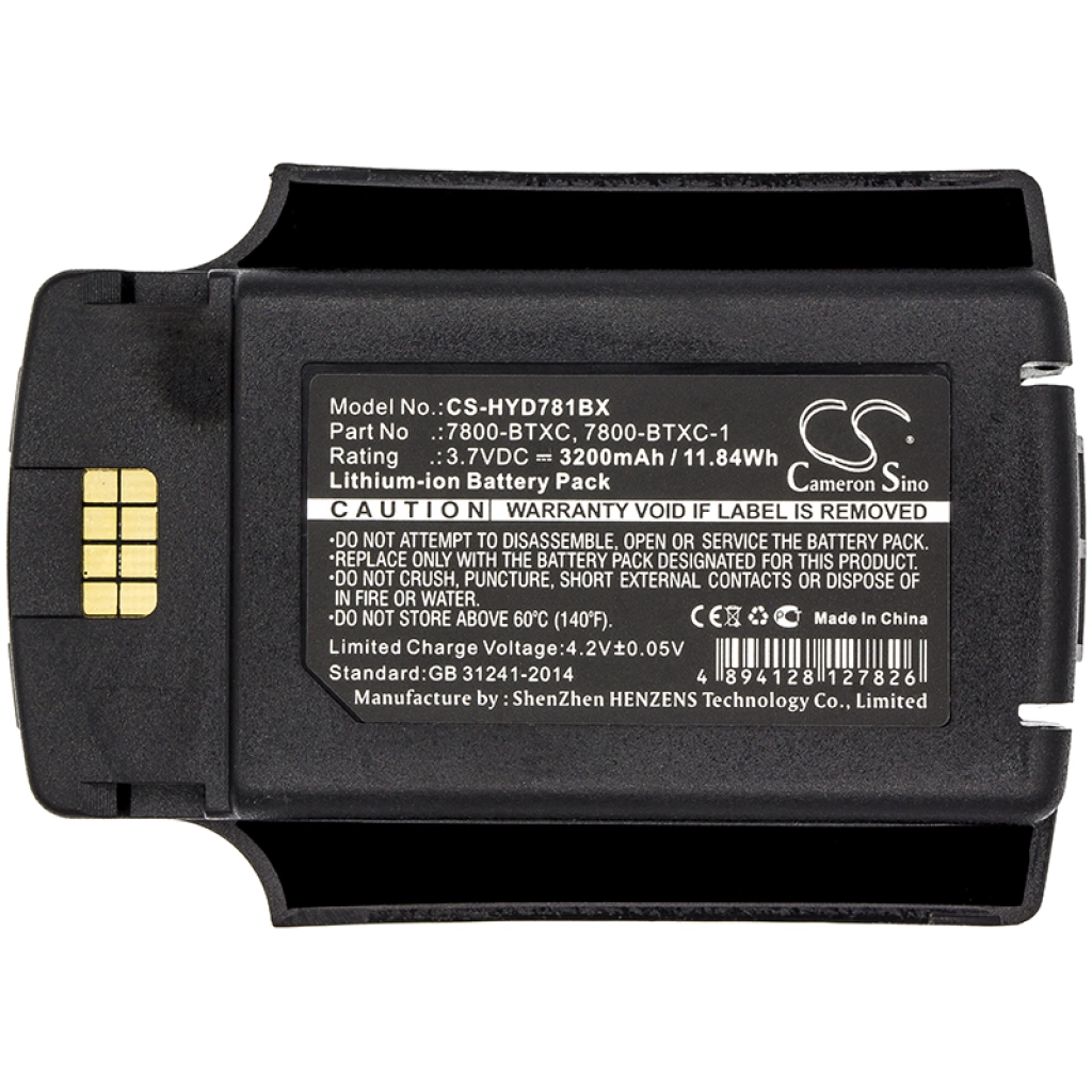 Codice a barre, batteria dello scanner Dolphin 7600 (CS-HYD781BX)