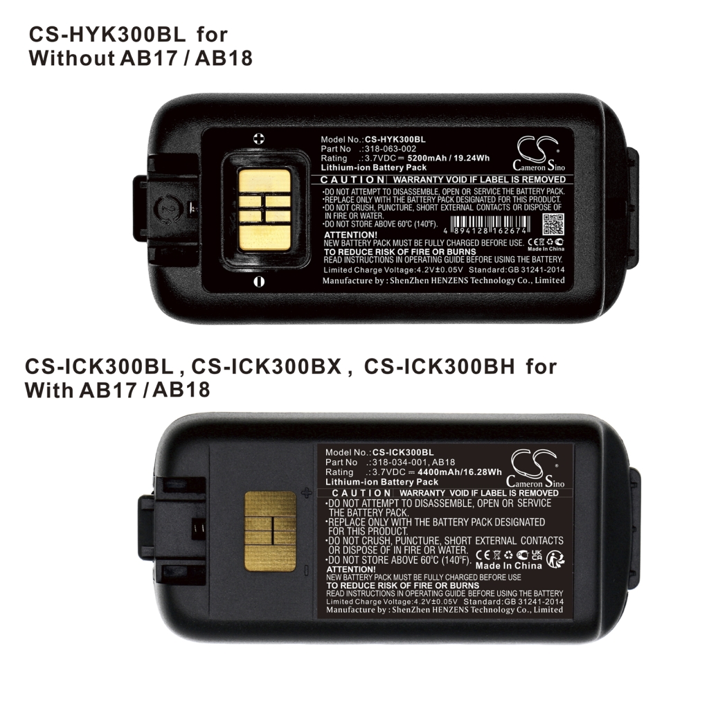 Batterie Sostituisce 318-034-033