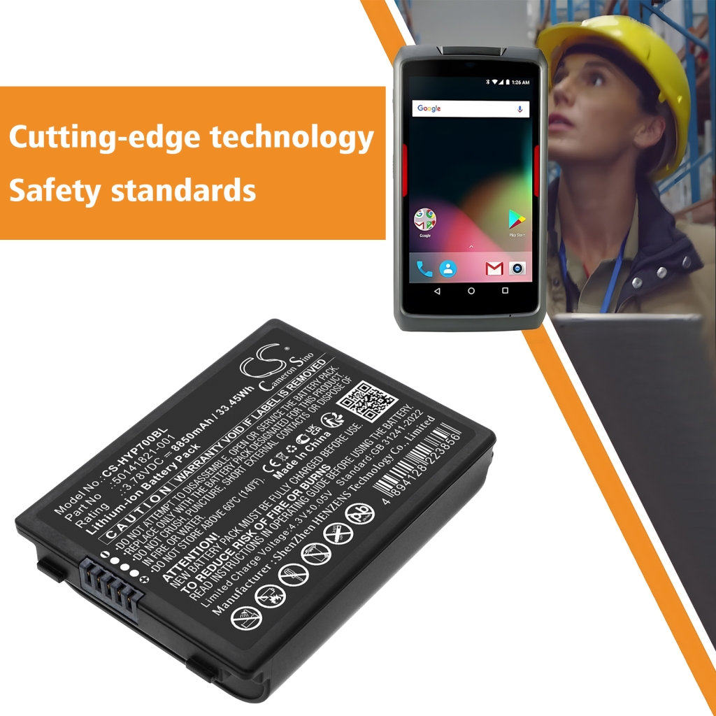 Codice a barre, batteria dello scanner Honeywell CS-HYP700BL