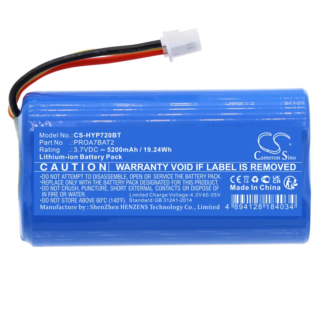 Batterie Batteria per telecamera di sicurezza domestica CS-HYP720BT