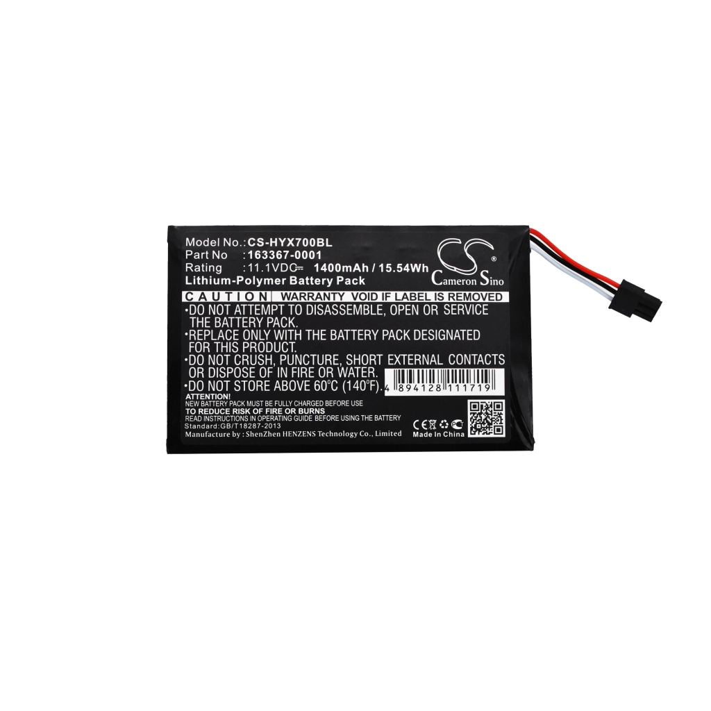 Codice a barre, batteria dello scanner Honeywell TX800 (CS-HYX700BL)