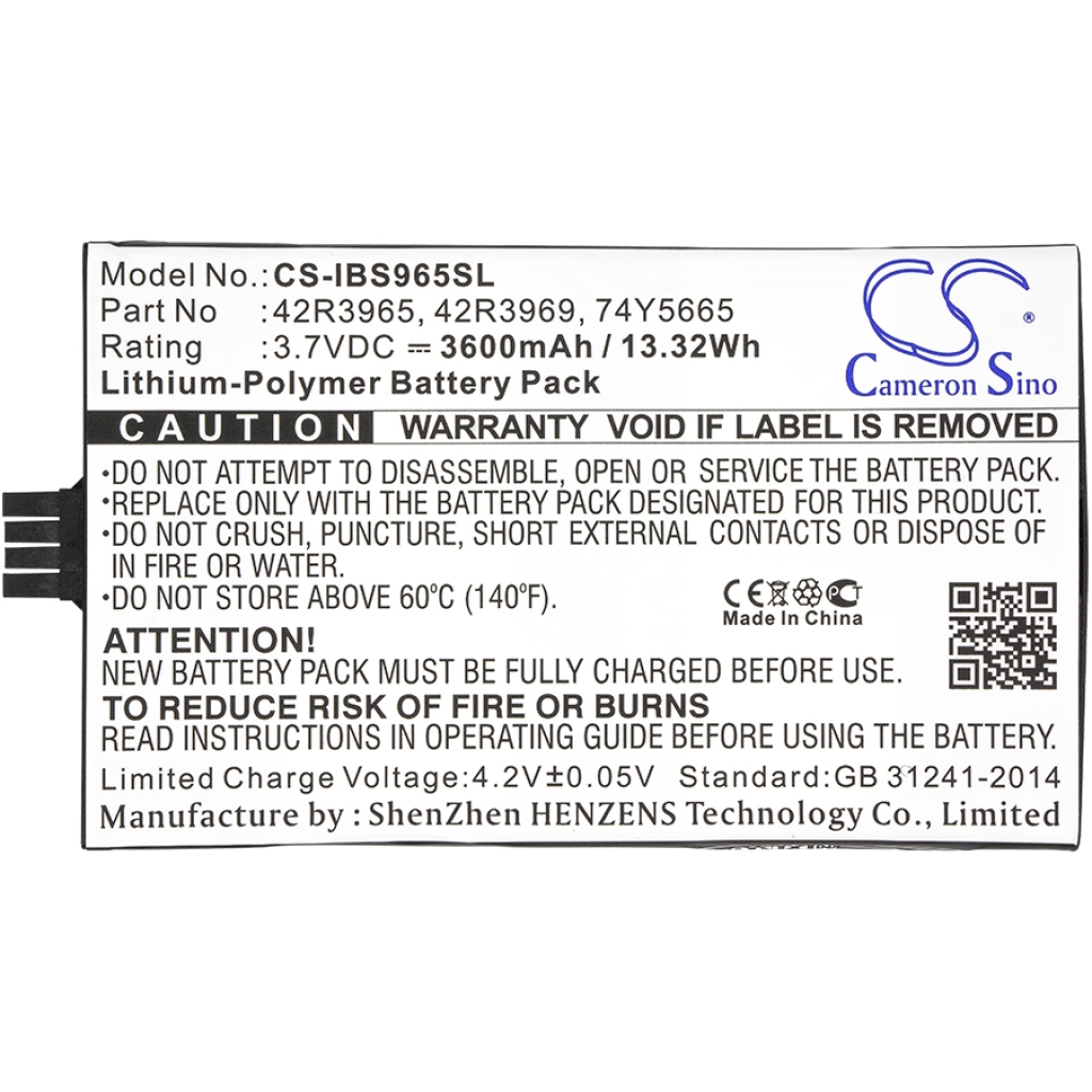 Batterie Sostituisce 74Y5665