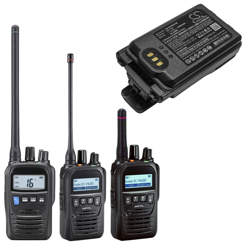 Batteria radio bidirezionale Icom CS-ICF622TW