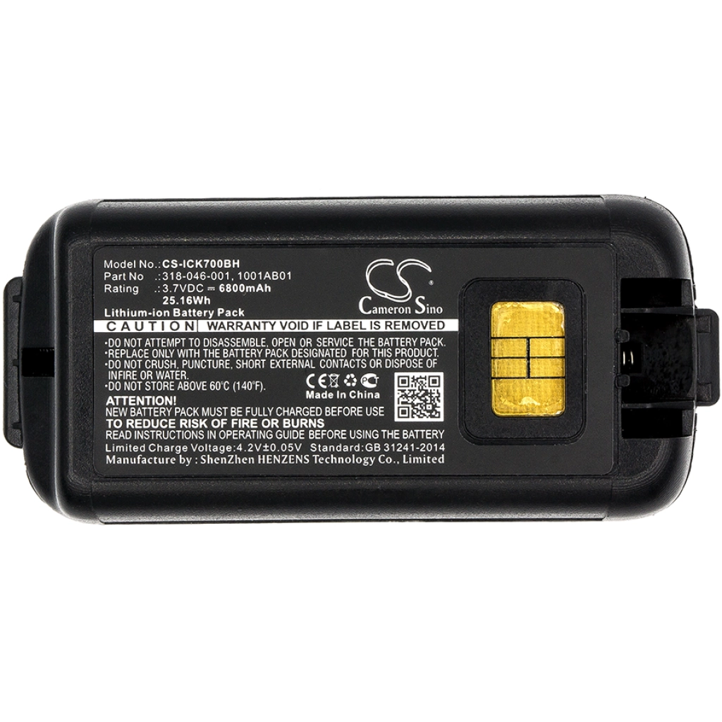BarCode, Scanner Battery Intermec CS-ICK700BH
