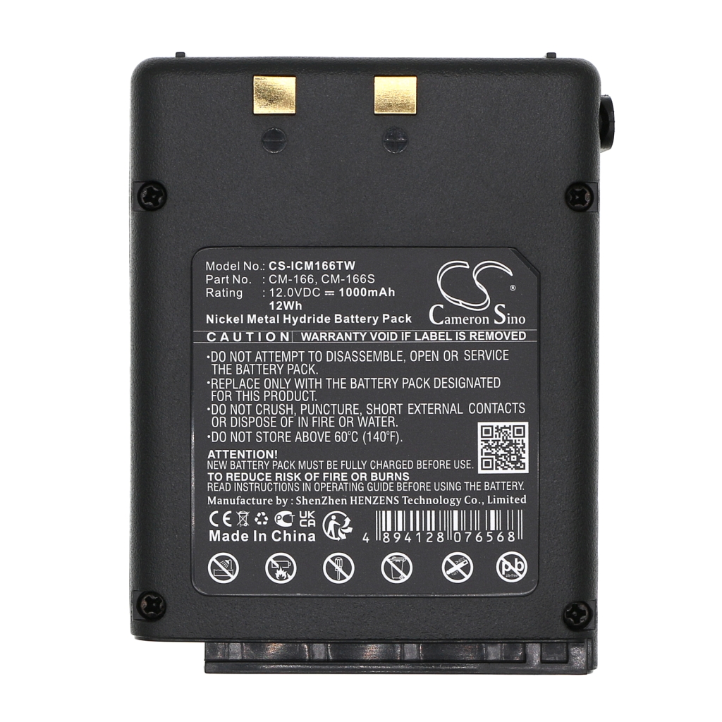 Batteria radio bidirezionale Icom CS-ICM166TW