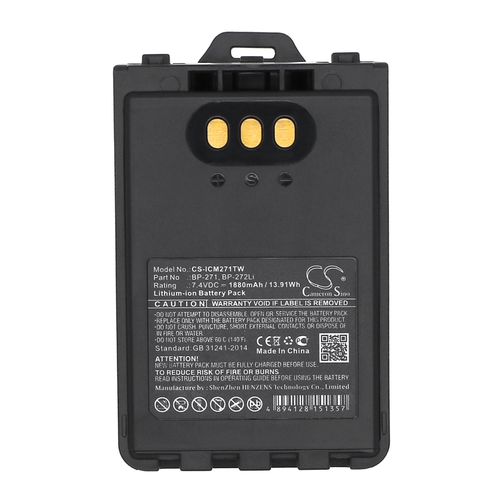 Batteria radio bidirezionale Icom CS-ICM271TW