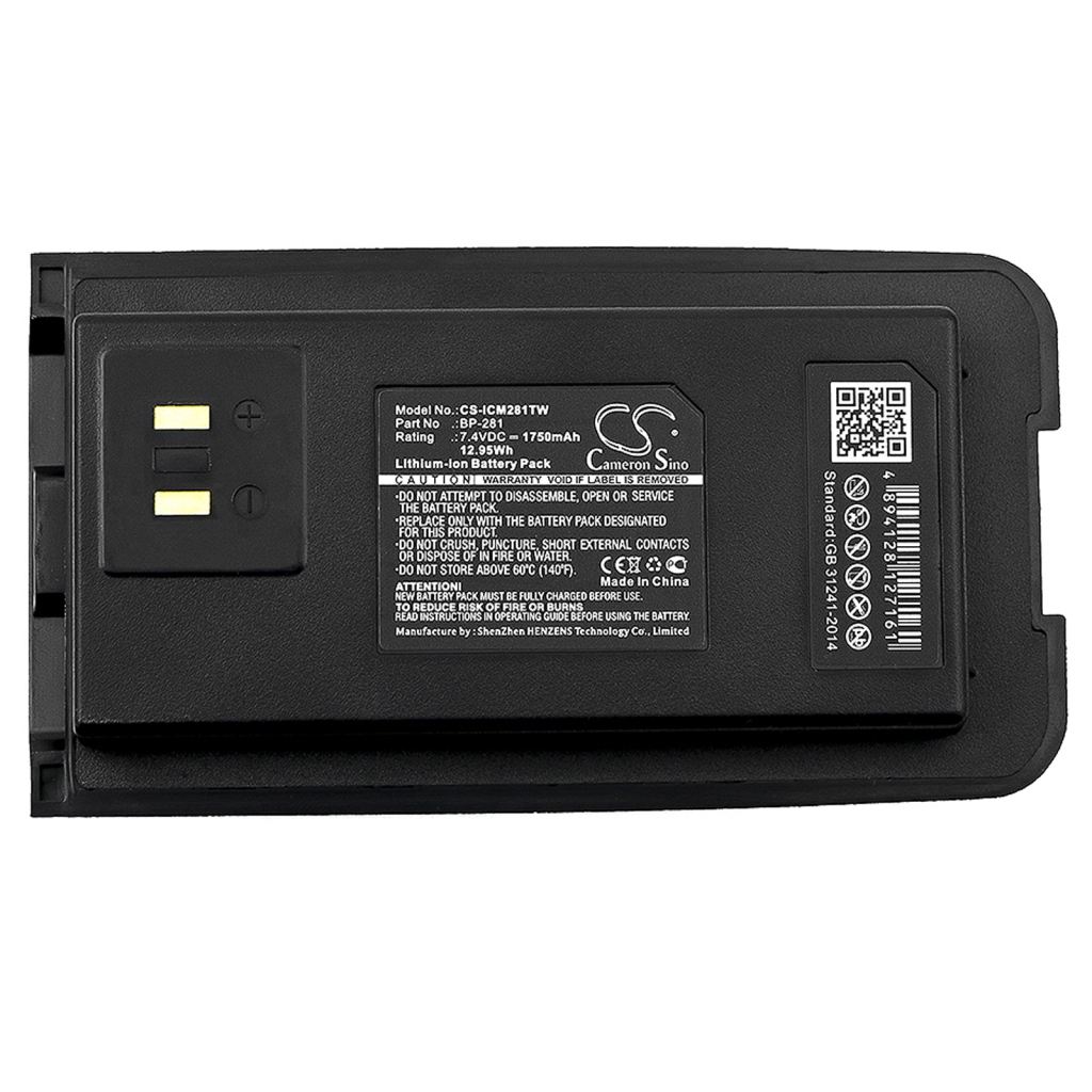 Batteria radio bidirezionale Icom CS-ICM281TW