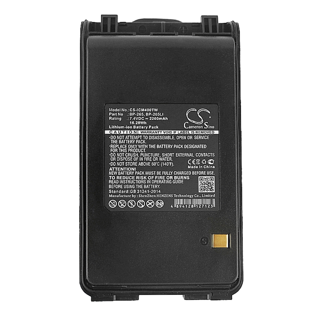 Batteria radio bidirezionale Icom CS-ICM400TW