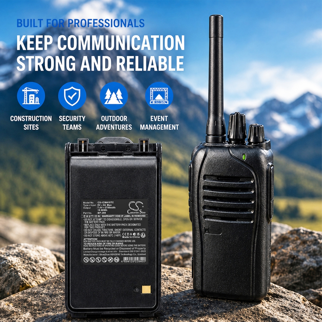 Batteria compatibile con Icom CS-ICM410TC