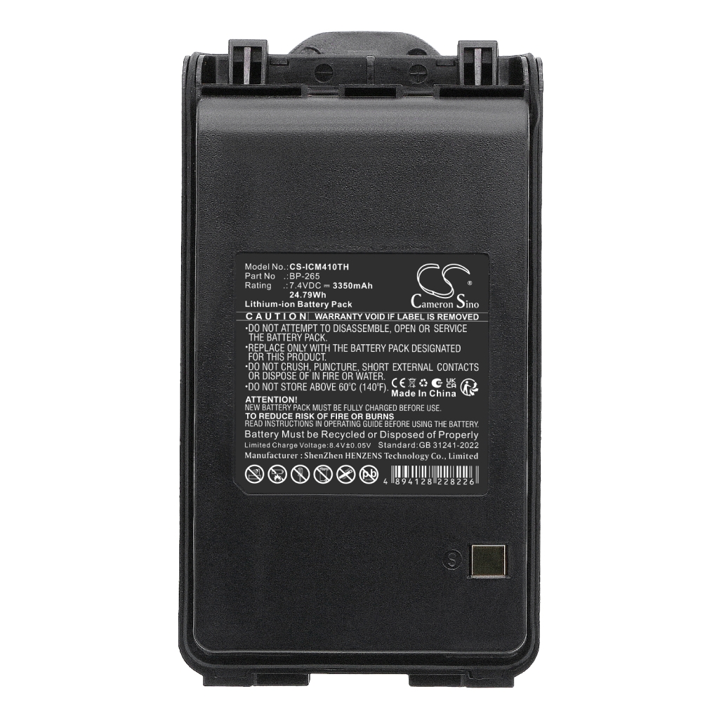 Batteria compatibile con Icom CS-ICM410TH