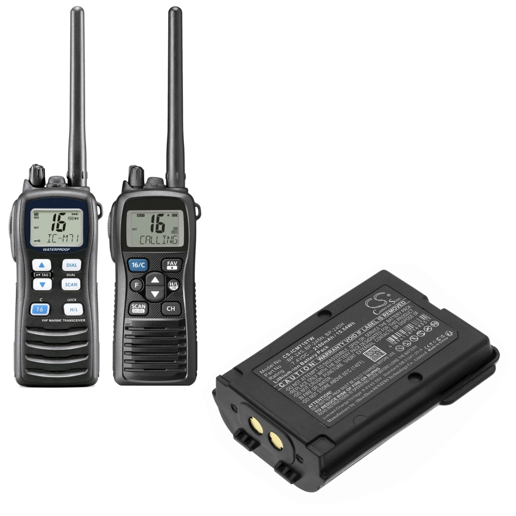Batteria radio bidirezionale Icom IC-M73 Euro (CS-ICM710TW)