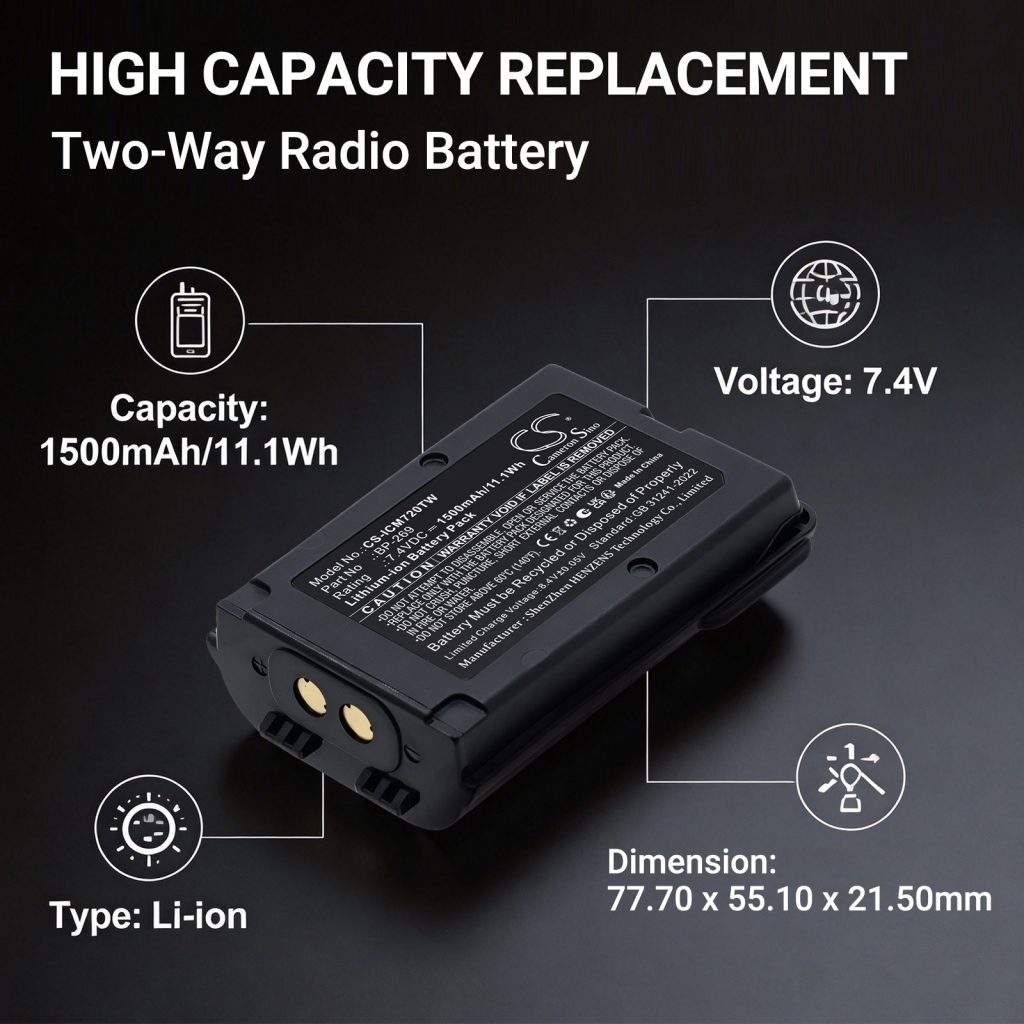 Batteria per Icom IC-M73J