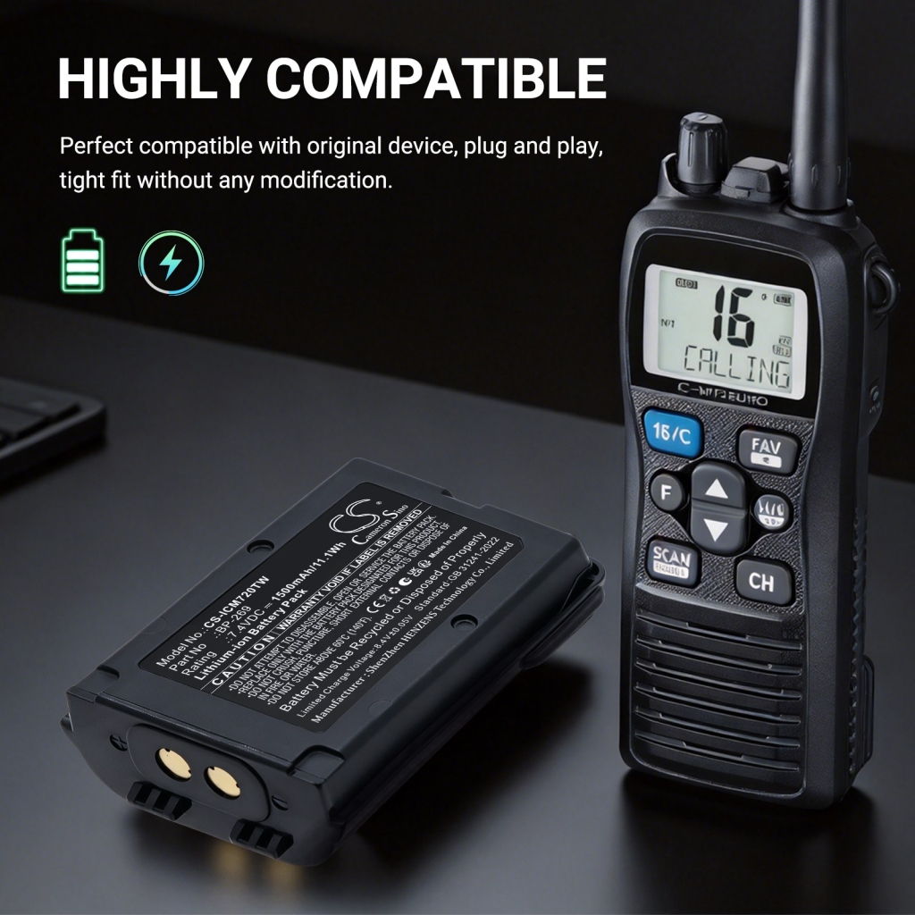 Batteria per Icom IC-M73J