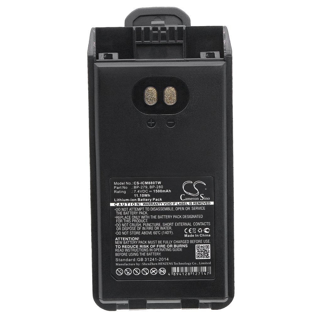 Batteria radio bidirezionale Icom CS-ICM880TW