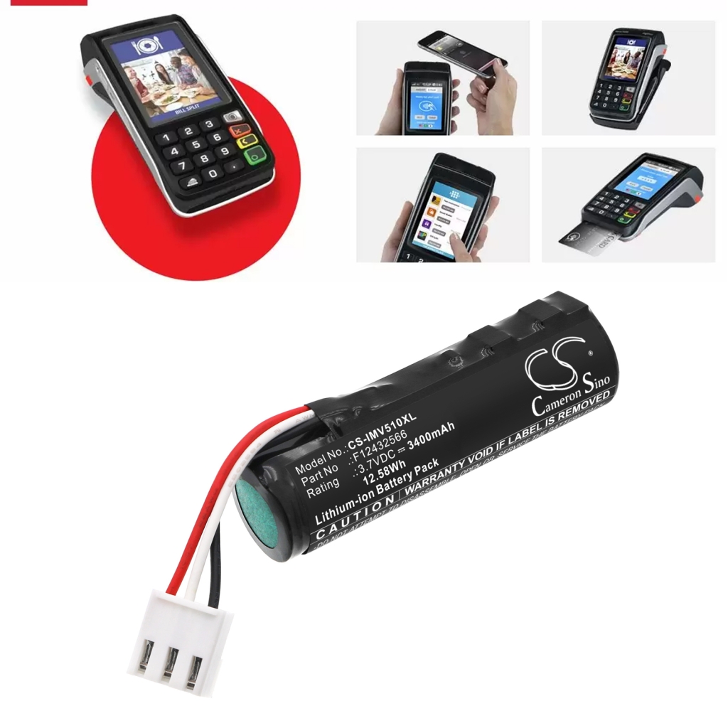 Sostituzione della batteria compatibile per Ingenico F12432566