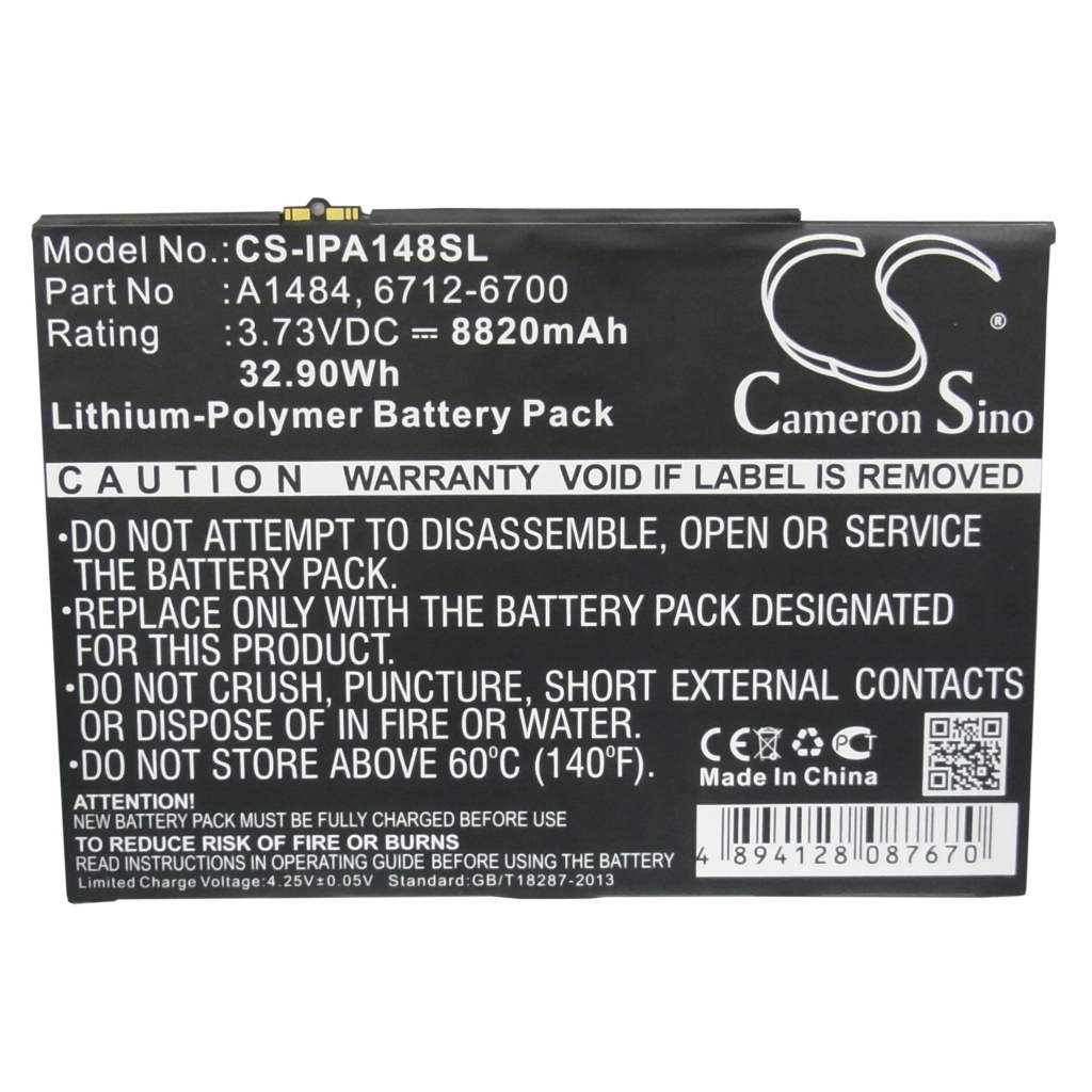 Batteria compressa Apple CS-IPA148SL