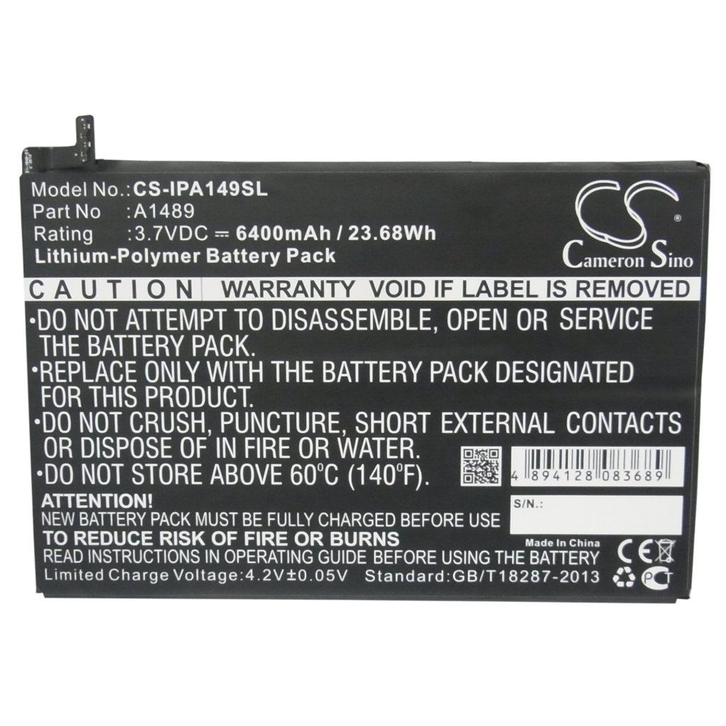 Sostituzione della batteria compatibile per Apple A1489,A1512