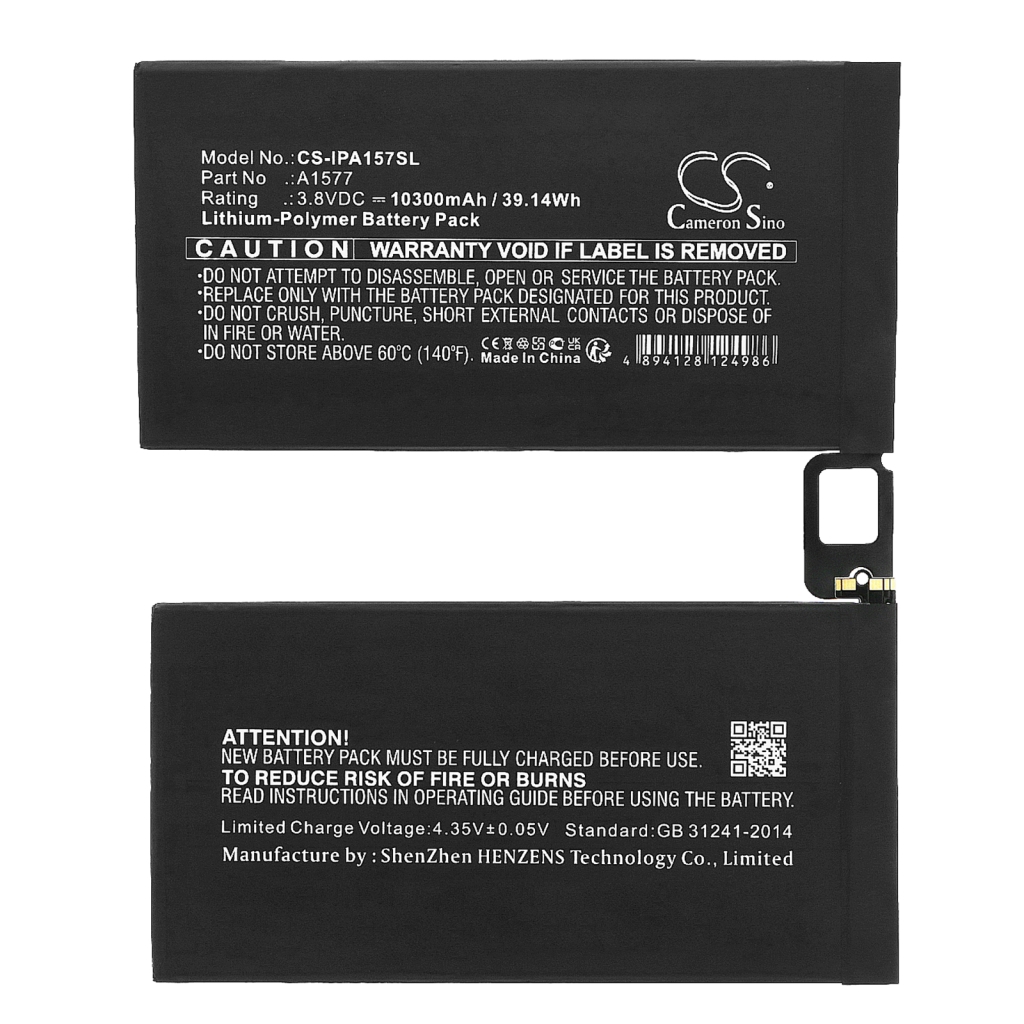 Sostituzione della batteria compatibile per Apple A1577