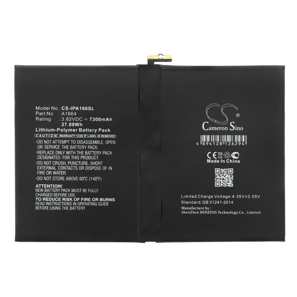 Sostituzione della batteria compatibile per Apple A1664