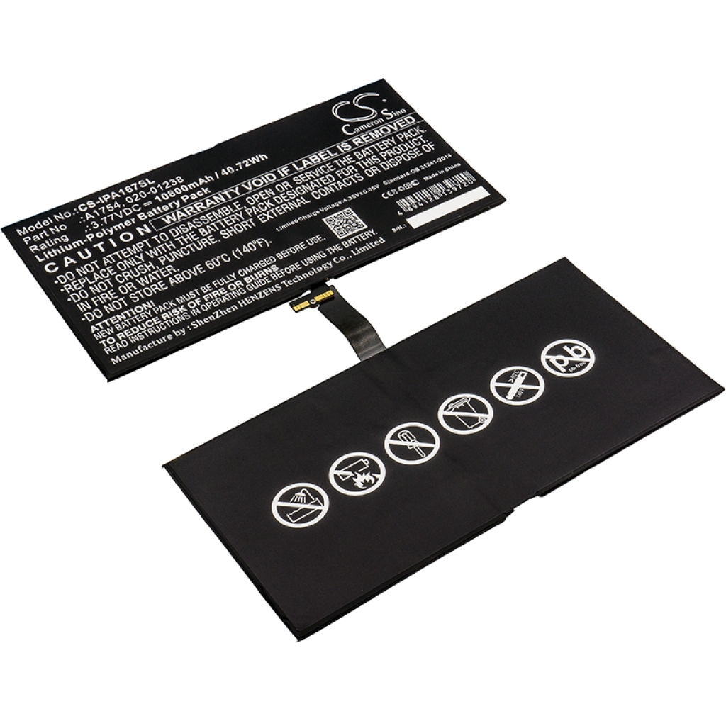 Sostituzione della batteria compatibile per Apple 020-01238,A1754