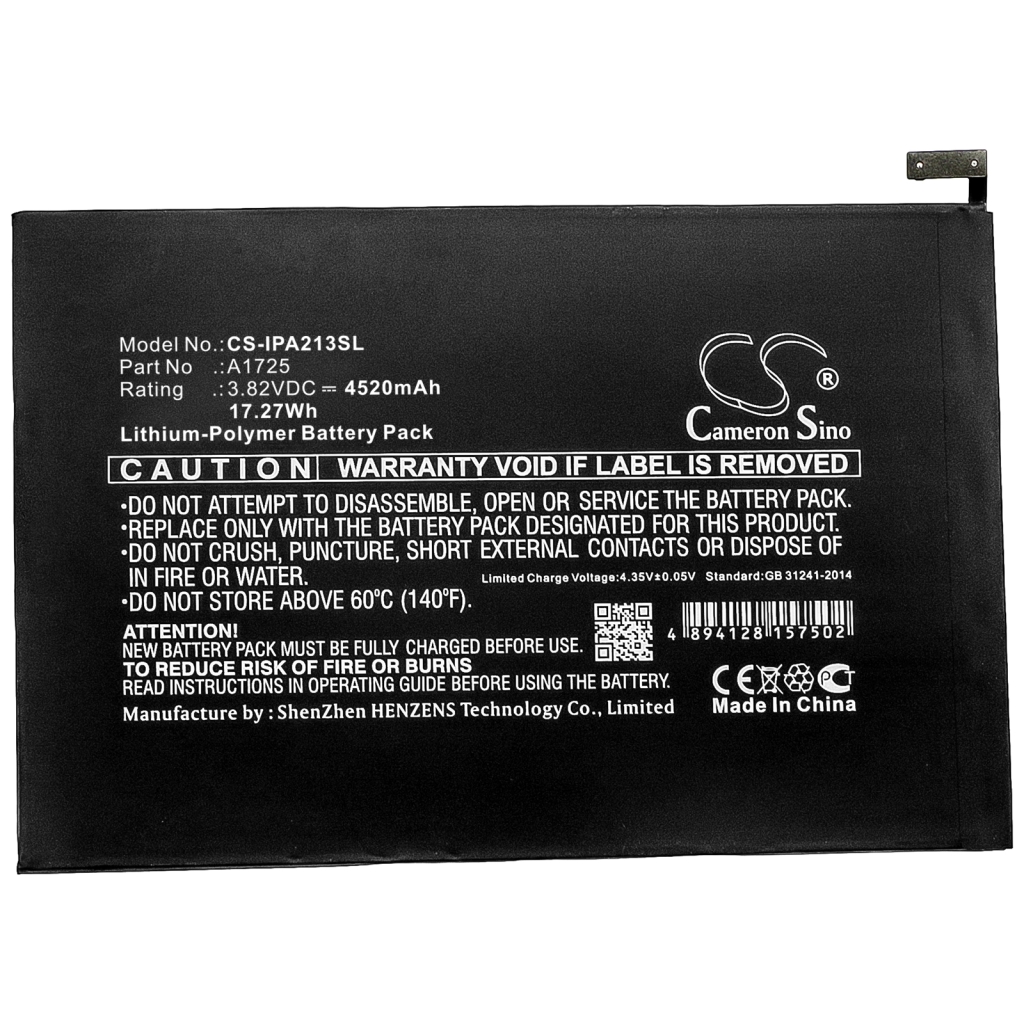 Sostituzione della batteria compatibile per Apple A1725