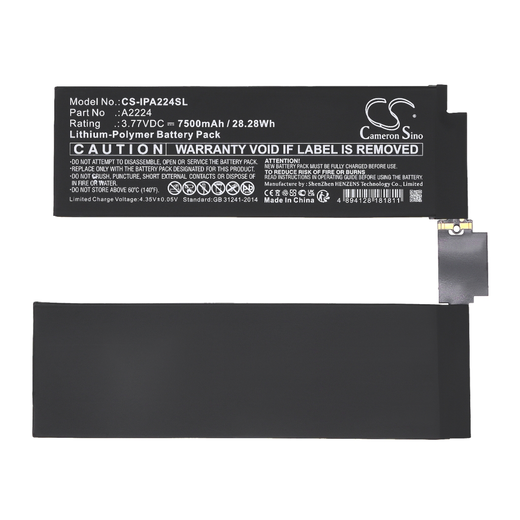 Sostituzione della batteria compatibile per Apple A2224