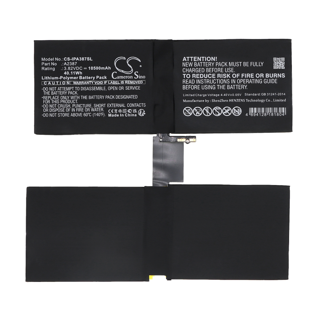 Sostituzione della batteria compatibile per Apple A2387