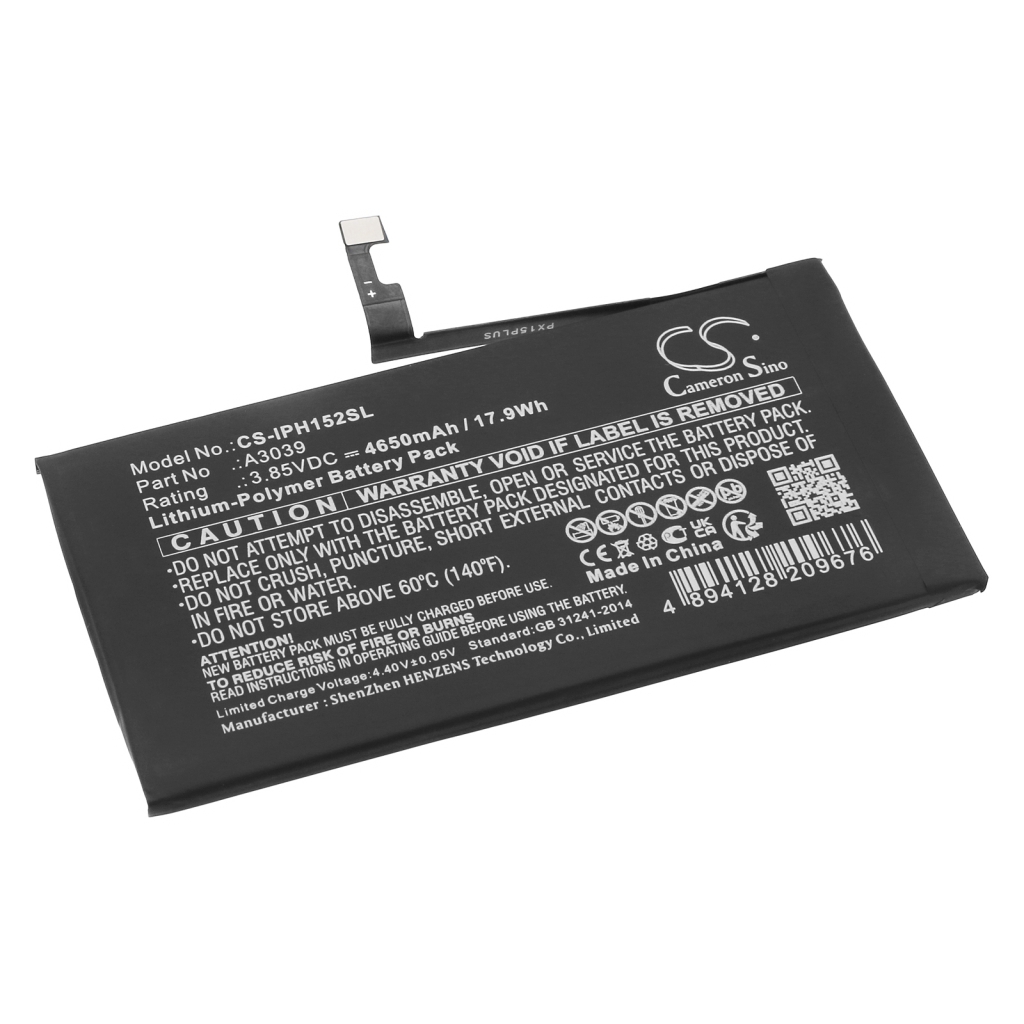 Batteria del telefono cellulare Apple CS-IPH152SL