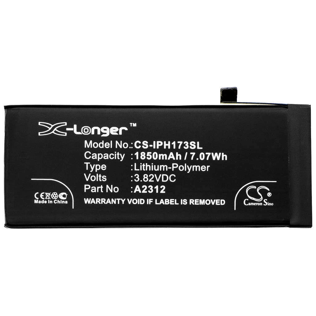 Batteria del telefono cellulare Apple CS-IPH173SL