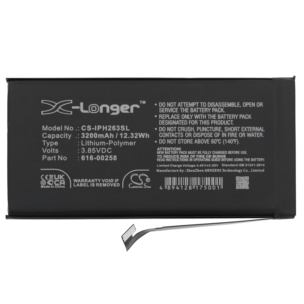 Batteria del telefono cellulare Apple CS-IPH263SL