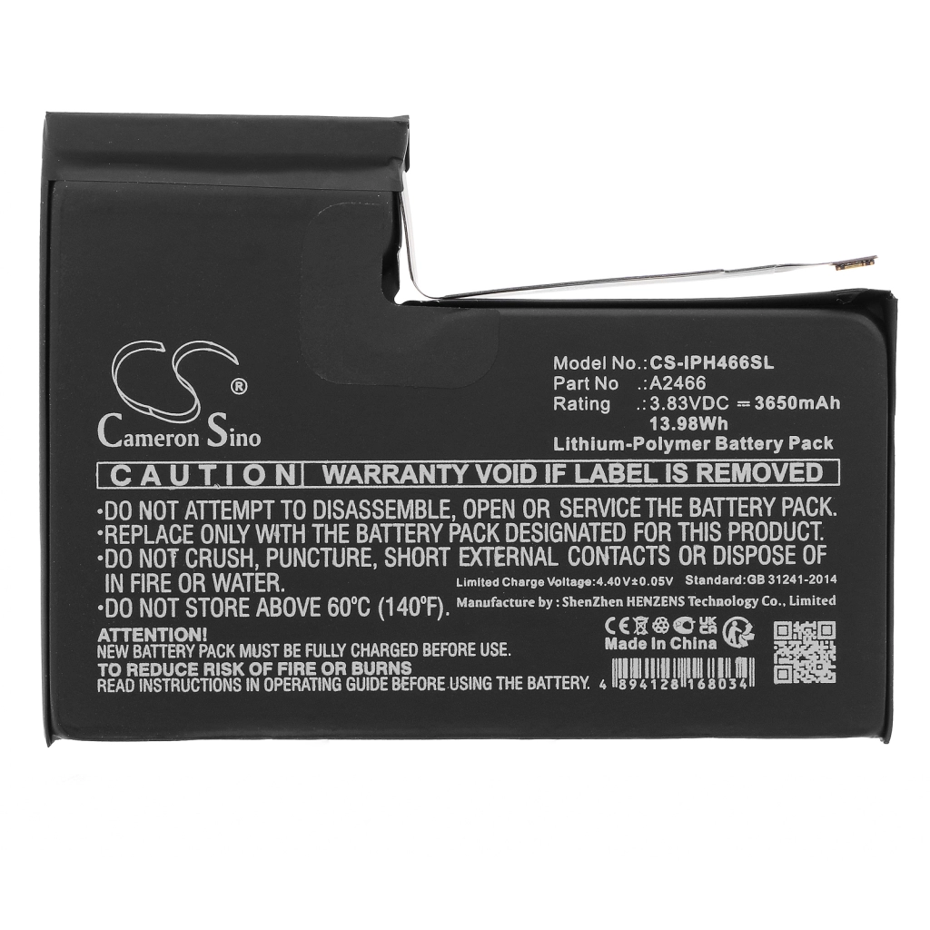 Batterie Batteria del telefono cellulare CS-IPH466SL