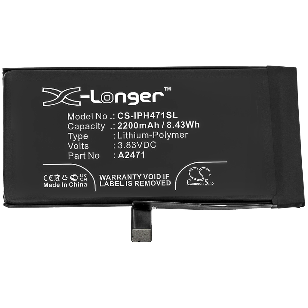 Batterie Batteria del telefono cellulare CS-IPH471SL
