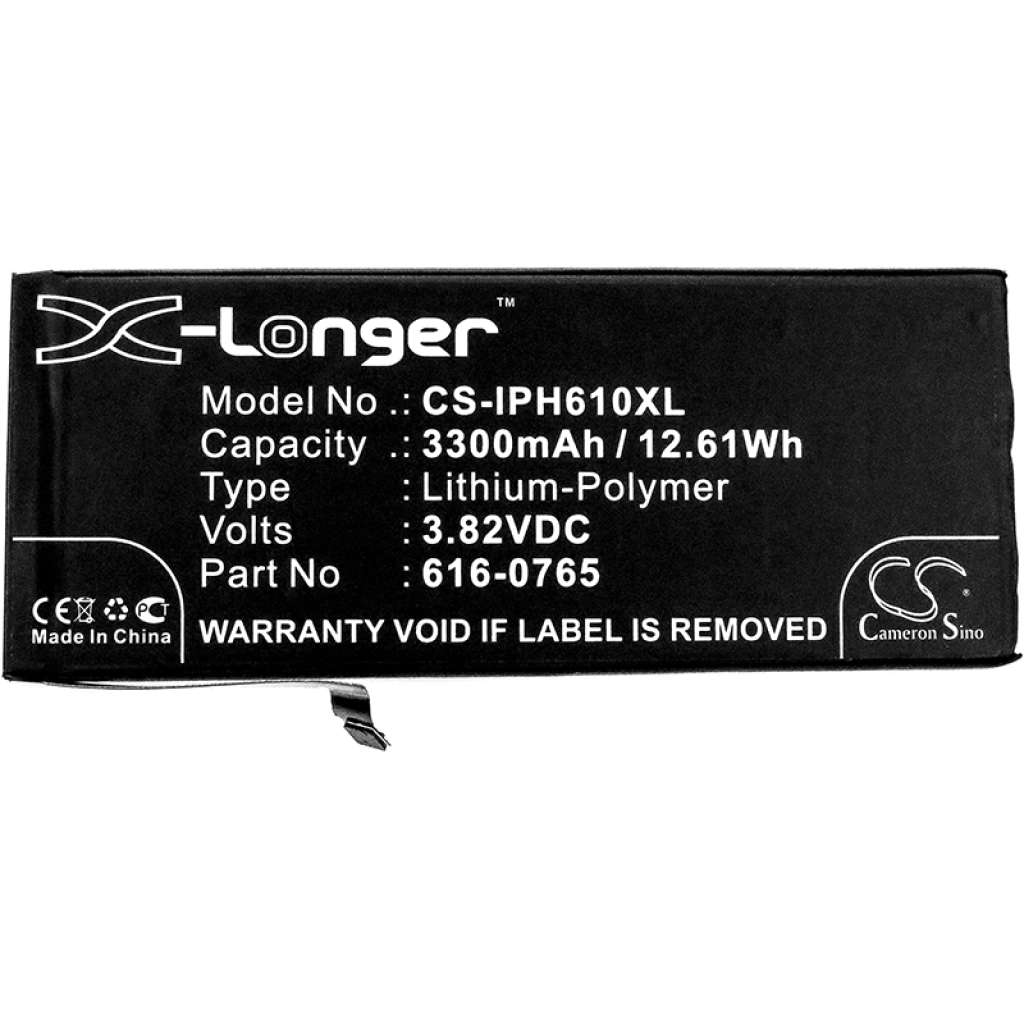 Batterie Batteria del telefono cellulare CS-IPH610XL