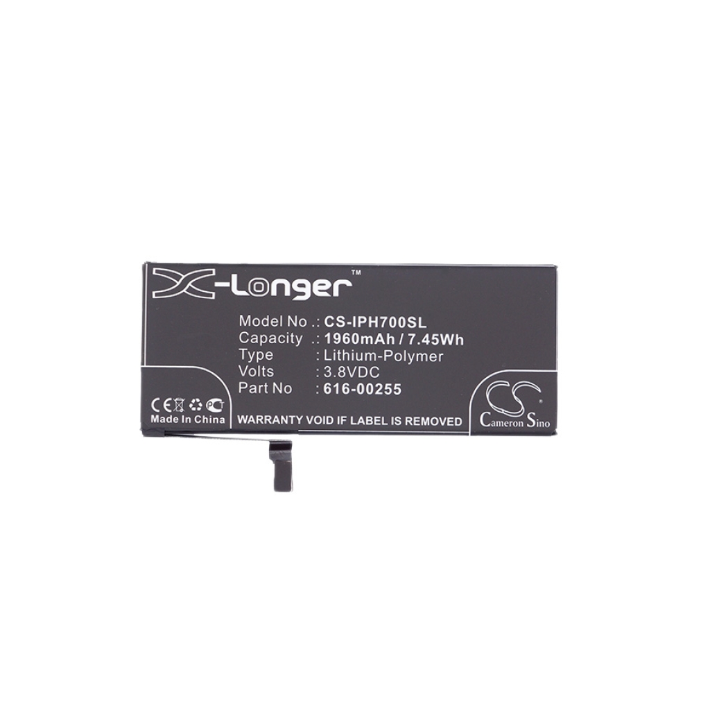 Batteria del telefono cellulare Apple CS-IPH700SL
