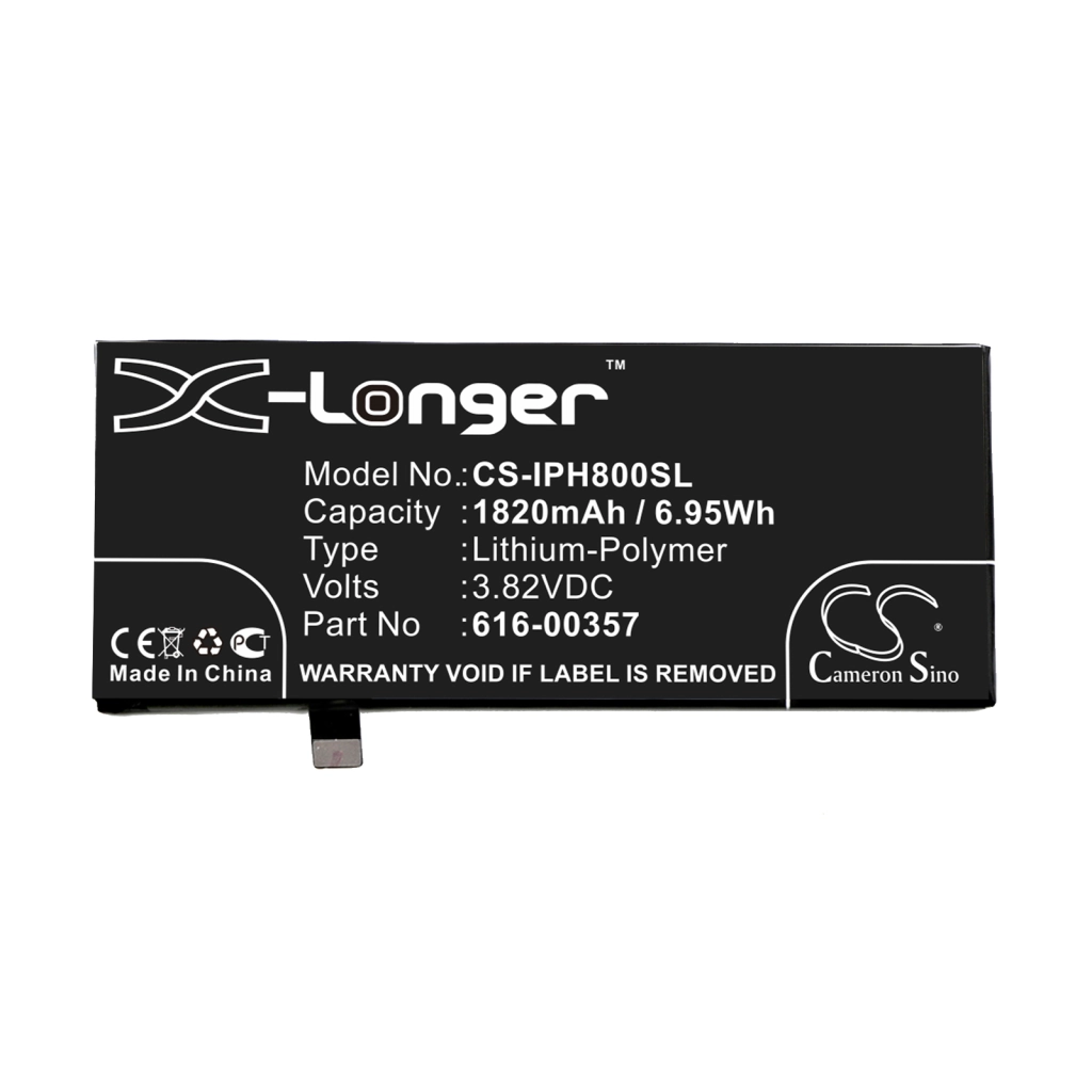 Batterie Batteria del telefono cellulare CS-IPH800SL