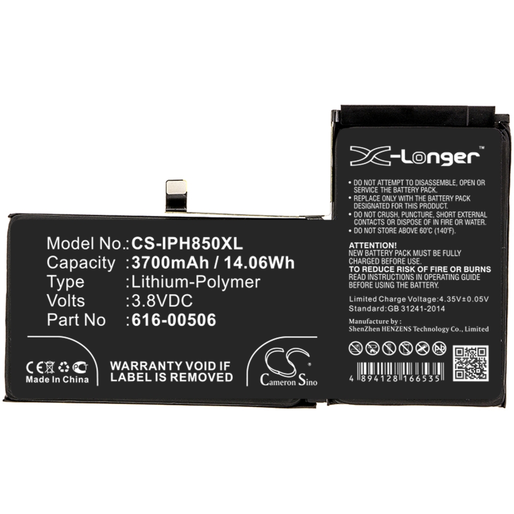 Batteria del telefono cellulare Apple CS-IPH850XL