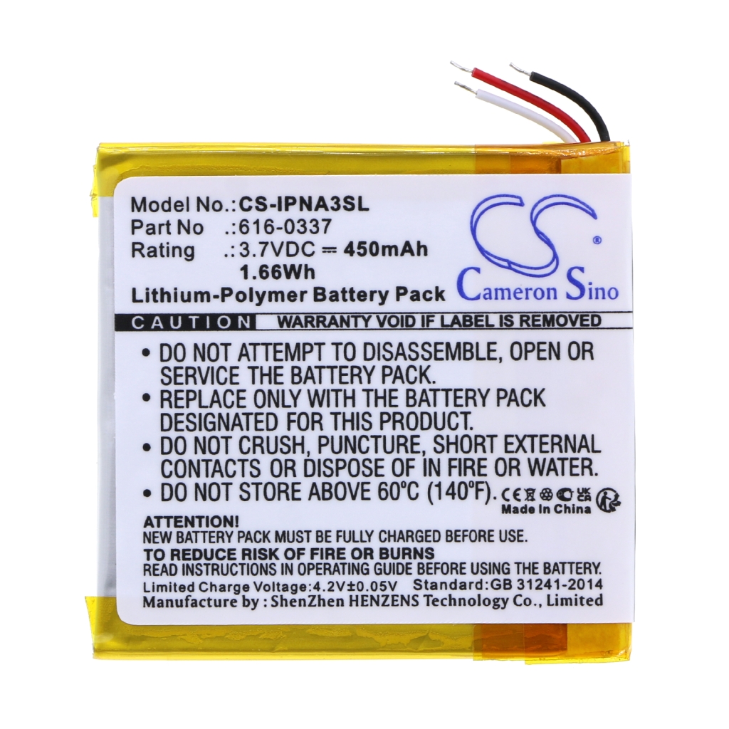 Batterie Sostituisce 616-0333