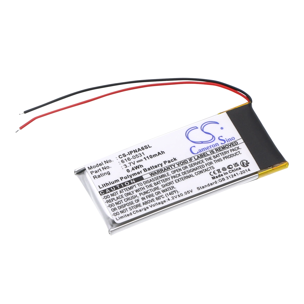 Batterie Batteria MP3, MP4, PMP CS-IPNA6SL