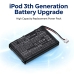 Battery for Apple iPOD 3th Generation