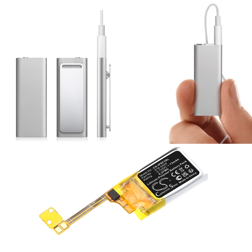 Batterie Batteria MP3, MP4, PMP CS-IPSF3SL