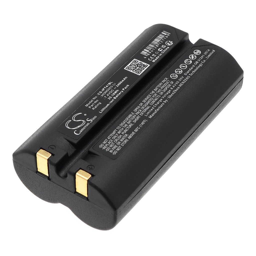 Battery compatible with Honeywell Intermec ONeil Datamax CS-IPT41BL
