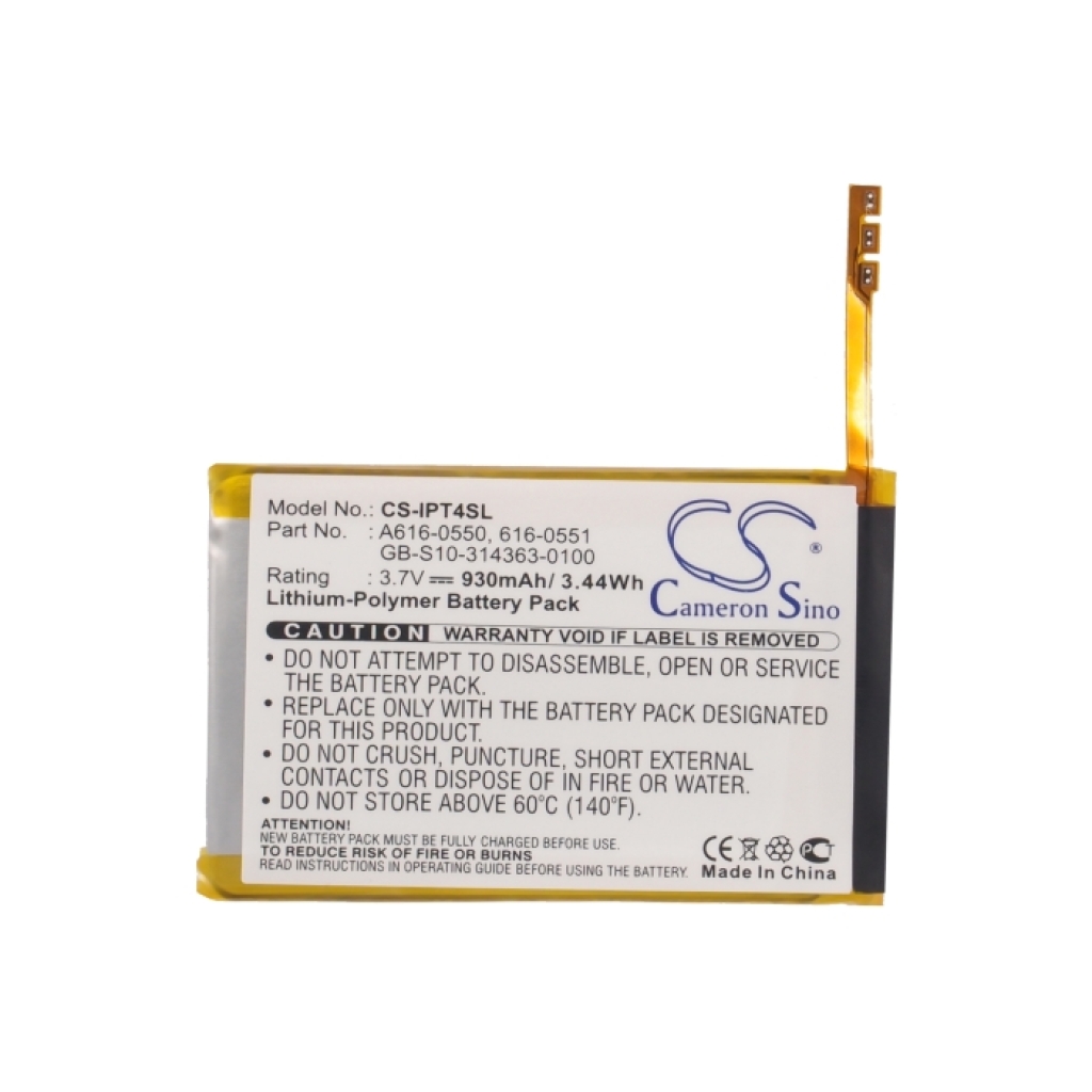 Batteria MP3, MP4, PMP Apple CS-IPT4SL