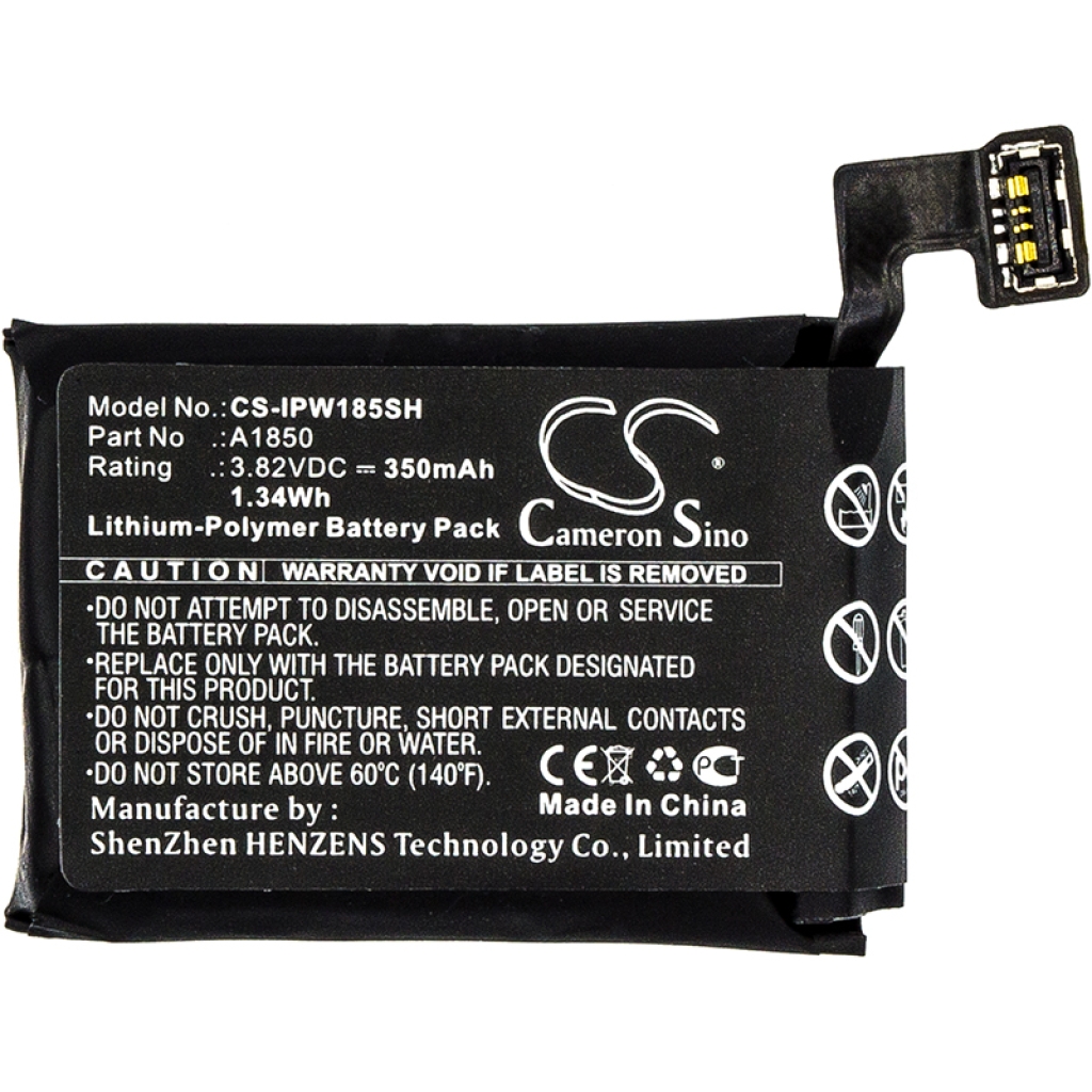 Batterie Batteria dello Smartwatch CS-IPW185SH