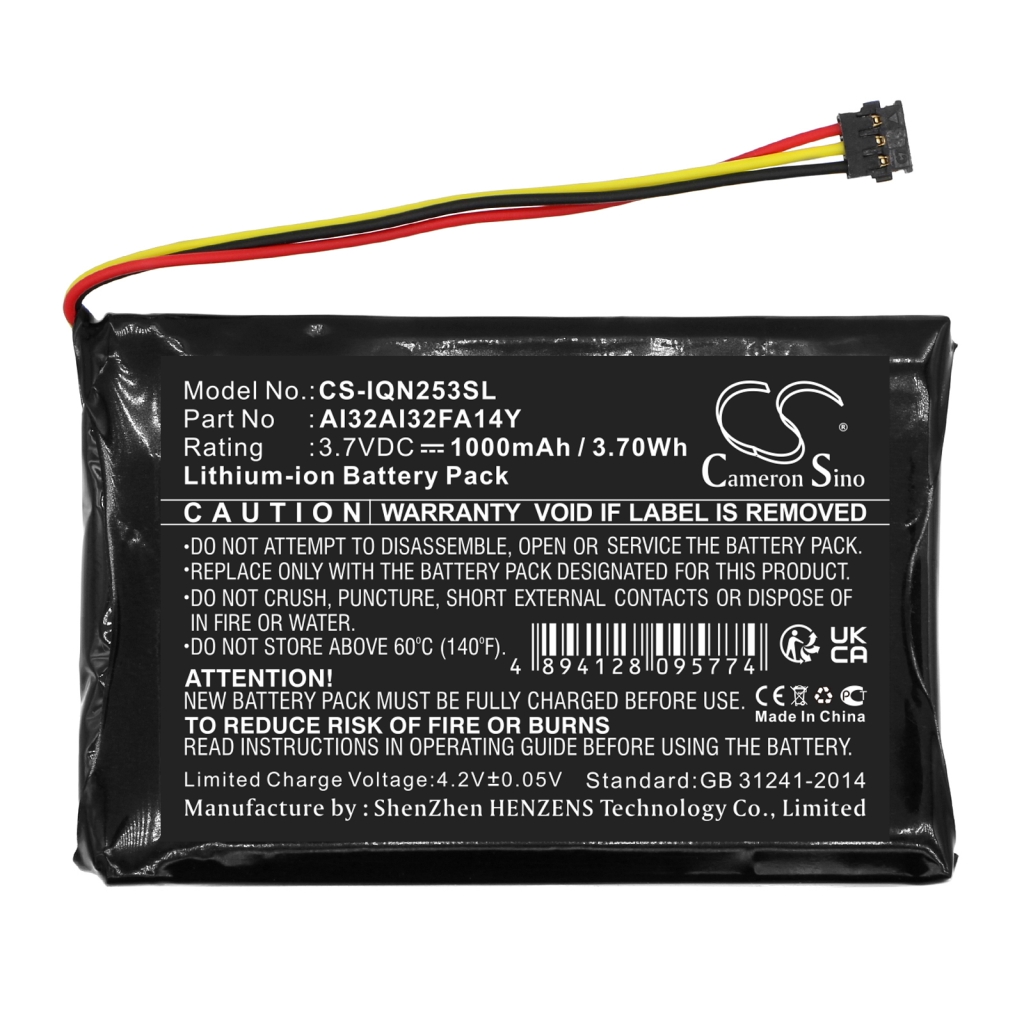 Sostituzione della batteria compatibile per Garmin AI32AI32FA14Y