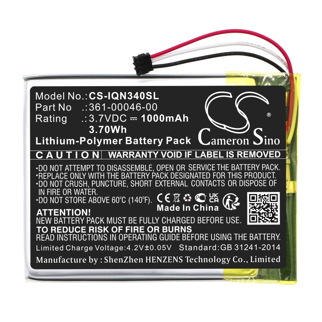 Batteria GPS, navigatore Garmin CS-IQN340SL
