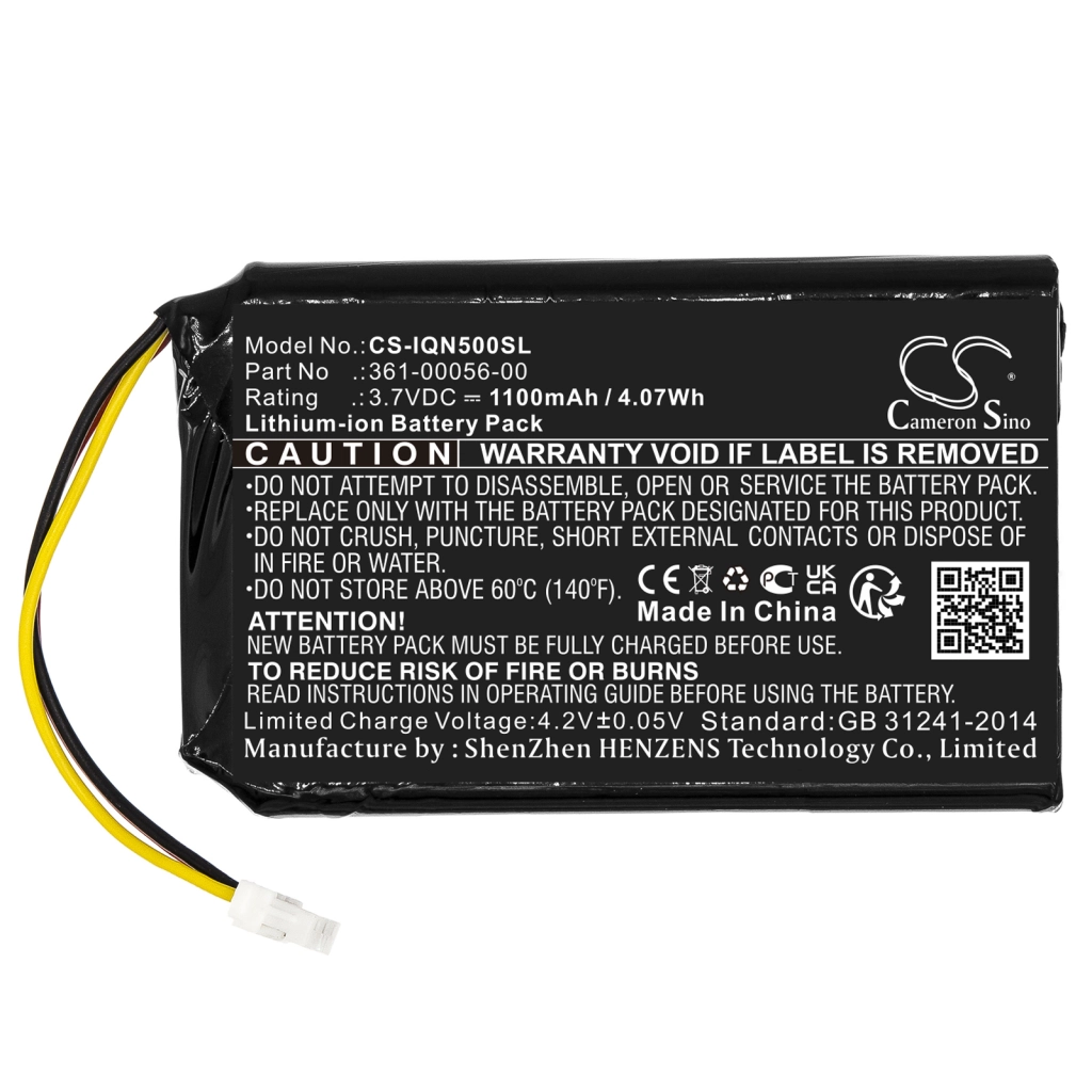 Batteria GPS, navigatore Mitac Mio Spirit 8500 LM (CS-IQN500SL)