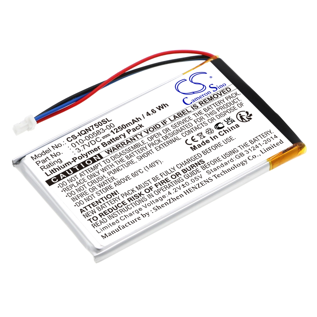 Batteria GPS, navigatore Garmin Nuvi 755 (CS-IQN750SL)